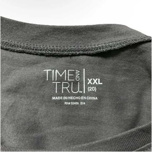 Women’s Time & Tru Grand Canyon Arizona Grey T Shirt Size XXL (20) - Picture 3 of 3